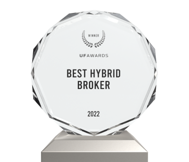 Best Hybrid Broker 2022 by UFAwards